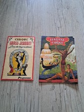 Anciens programme cirque d'occasion  Chaumont