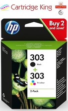 Usado, Pacote combinado de tinta genuína HP 303 colorida e preta comprar usado  Enviando para Brazil