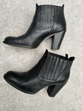 Jigsaw black leather for sale  MACCLESFIELD
