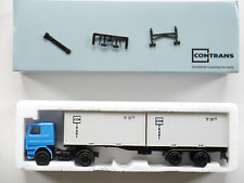 SZ ZM Scania 142 E V8 2x 20f CONTRANS 2x 20ft, Herpa Werbemodell 1:87 H0 Ovp comprar usado  Enviando para Brazil
