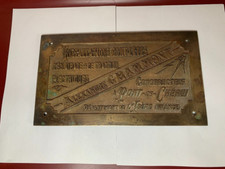 Rare plaque metier d'occasion  Colmar