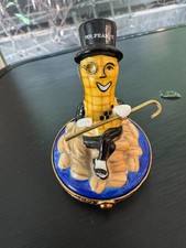 Caixa de comprimidos de porcelana rara Planters Mr Peanut Limoges comprar usado  Enviando para Brazil