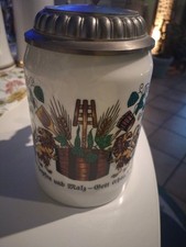 Bierkrug spruch hopfen gebraucht kaufen  Menden (Sauerland)