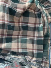 Metres green tartan for sale  DOWNHAM MARKET