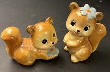 Conjunto de shaker de sal e pimenta vintage dos anos 1970 antropomórficos com flores B29, usado comprar usado  Enviando para Brazil