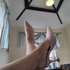Dusty pink faux for sale  ROTHERHAM