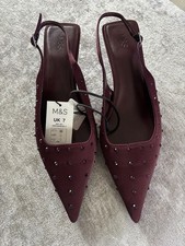 Burgundy studded sparkle for sale  SWINDON