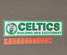 Vintage Boston Celtics Bumper Sticker / Building New Excitement approx 15" long comprar usado  Enviando para Brazil