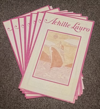 ACHILLE LAURO - SETE MENUS DE JANTAR - 06 DE MAIO A 12 DE MAIO DE 1992 comprar usado  Enviando para Brazil