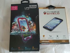 Novo! Capa LifeProof rosa e Zagg Shield PACOTE DE 2 para Samsung Galaxy S4  comprar usado  Enviando para Brazil