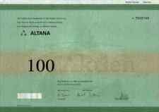 ALTANA AG Bad Homburg 1997 Pharma DAX Wartość Varta 500 DM Historyczne papiery wartościowe, używany na sprzedaż  Wysyłka do Poland