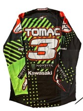 Usado, Camiseta de corrida ELI TOMAC MONSTER KAWASAKI AUTOGRAFADA SUPERCROSS MOTOCROSS OAKLEY comprar usado  Enviando para Brazil