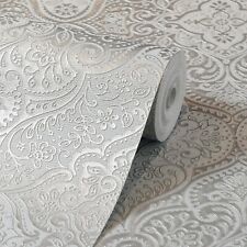 Grey silver damask for sale  BURNLEY