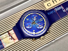 SWATCH UHR ** SCZ400 - GOLD MEDAL JOHNSON - CHRONO 1996 ** NEU ! comprar usado  Enviando para Brazil