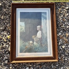 Vintage wood frame for sale  Geneva