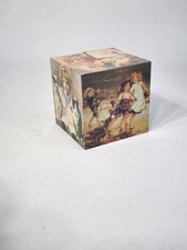 Quebra-cabeça de quadro dobrável bloco cubo mágico crianças gatos cães cenas 3"x 3" vintage comprar usado  Enviando para Brazil