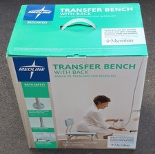 Banco de transferência Medline e cadeira de banho com proteção antimicrobiana Microban comprar usado  Enviando para Brazil