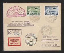 GRAF ZEPPELIN RUSIA URSS A ALEMANIA CORREO AÉREO REGISTRADO CUBIERTA DE VUELO POLAR 1931 segunda mano  Argentina 