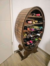 Massivholz weinregal weinfass gebraucht kaufen  Linkenheim-Hochstetten