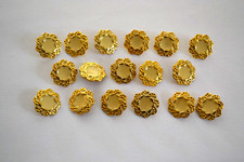 Boutons dorés emaillés d'occasion  Ézanville
