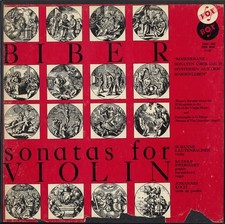 Susanne Lautenbacher "Biber: 16 Violin Sonatas" Vox SVBX-552, 3 LP Box Set  comprar usado  Enviando para Brazil