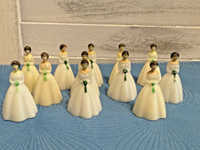 Antigo conjunto de noivas em miniatura de 12 - 1 1/4” enfeites de bolo de plástico meados do século NOS C3 comprar usado  Enviando para Brazil