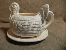 White ceramic turkey for sale  Snow Shoe