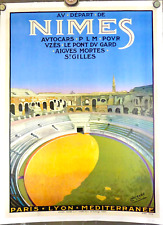 Affiche originale 1926 d'occasion  Perpignan-