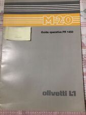Olivetti m20 guida usato  Torre Canavese