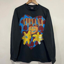 Camisa ponto único manga longa vintage anos 90 caixa em forma de coração NIRVANA ponto REIMPRESSÃO, usado comprar usado Camisa ponto único manga longa vintage anos 90 caixa em forma de coração NIRVANA ponto REIMPRESSÃO, usado comprar usado  Enviando para Brazil