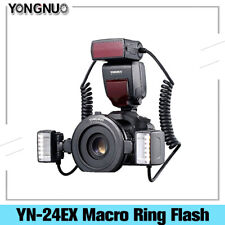 Yongnuo YN24EX E-TTL Twin Lite Macro Flash Speedlite para Câmera Canon Cabeça de Flash comprar usado  Enviando para Brazil