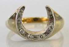 Gold diamond ring for sale  UK