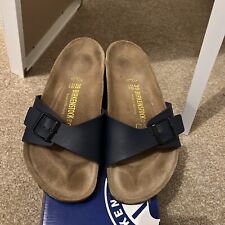 Ladies navy birkenstock for sale  GLASGOW