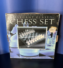 Elegant glass chess for sale  Shipping to Ireland