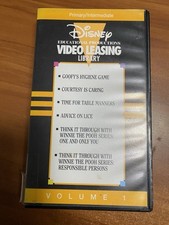 Używany, Disney Educational Productions Video Leasing Library Volume 1 (VHS) Goofy na sprzedaż  Wysyłka do Poland