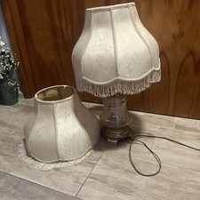 fringed lamp shade ivory for sale  Lacon
