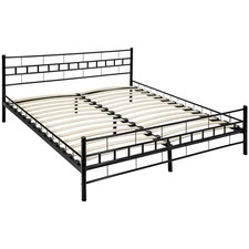 Metallbett lattenrost modernen gebraucht kaufen  Igersheim