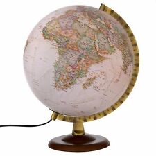 National Geographic Gold Executive 12" Globo de Mesa Iluminado Globo Mundial NOVO comprar usado  Enviando para Brazil