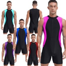 Roupa de banho masculina macacão de surf macacão de mergulho roupa de praia macacão fantasia de academia comprar usado  Enviando para Brazil