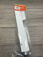 Vara de guarda-roupa deslizante fácil pista deslizante vara de manobrista nº. RA1204 branco, usado comprar usado  Enviando para Brazil