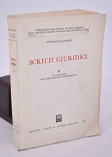 Bachelet scritti giuridici usato  Roma