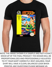 Camiseta gráfica Adventure Island 3 Nes masculina ou feminina NOVA comprar usado  Enviando para Brazil
