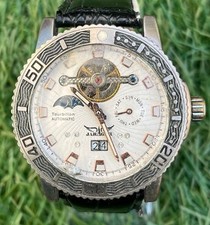 Usado, Relógio masculino Jaragar analógico automático data dia volta vintage 175715386 comprar usado  Enviando para Brazil