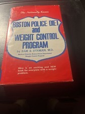 Programa de dieta y control de peso de la policía de Boston por Sam Berman edición 1972 segunda mano  Embacar hacia Mexico