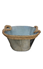 galvanized planter pot for sale  Monticello