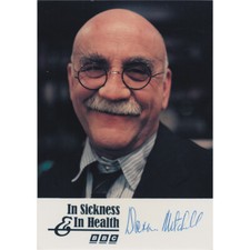 Warren mitchell autograph for sale  FOLKESTONE