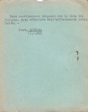 Documento militare sommergibil usato  Palermo