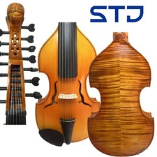 SONG Viola d'Amore profissional 7×7 cordas 14 polegadas, violino de pergaminho de anjo esculpido, usado comprar usado  Enviando para Brazil