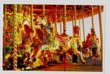 Postcard fairground carousel for sale  STOKE-ON-TRENT