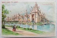 1904 Construção de Eletricidade Feira Mundial St. Louis MO Antigo PC Segure a Luz comprar usado 1904 Construção de Eletricidade Feira Mundial St. Louis MO Antigo PC Segure a Luz comprar usado  Enviando para Brazil